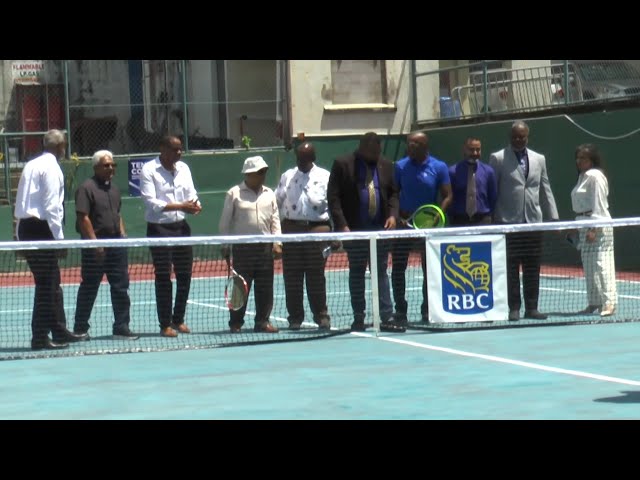 ⁣Tennis Courts At Presentation College San Fernando Reopens