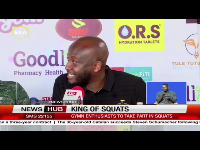 ⁣King of Squats Dlamini Nkululeko visits Kenya