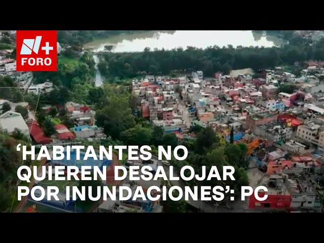 ⁣Inundaciones en Naucalpan: Funcionario asegura que habitantes no quieren desalojar - Las Noticias