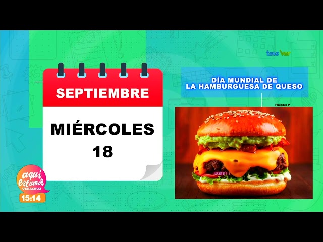 ⁣Día mundial de la hamburguesa de queso.