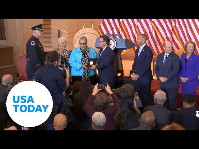 ⁣NASA's 'Hidden Figures' awarded Congressional Gold Medals | USA TODAY