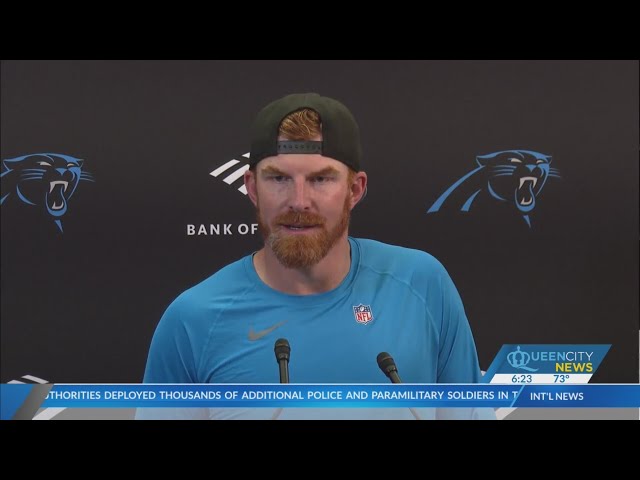 ⁣QB Andy Dalton talks taking over as Panthers starter in Week 3