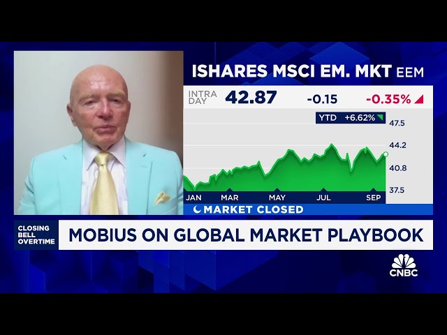 ⁣Many emerging markets are performing better than U.S. markets, says Mark Mobius