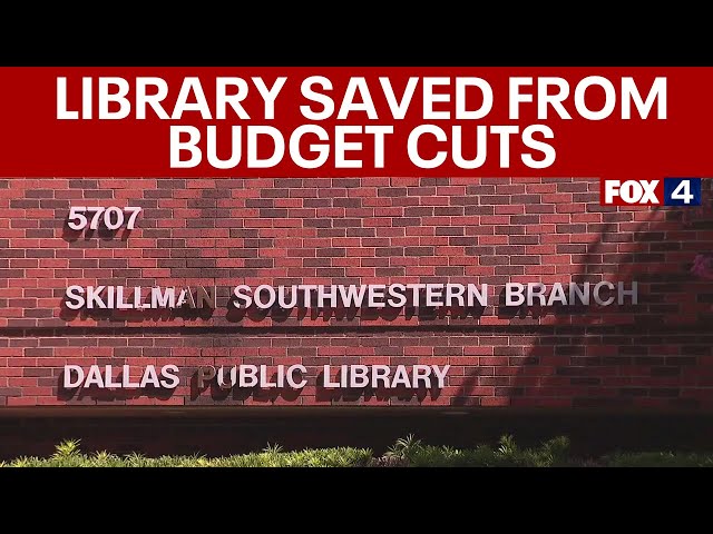 ⁣Dallas saves Skillman library... for now