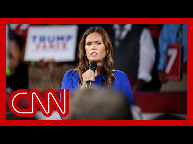 ⁣Why GOP strategist says Sarah Huckabee Sanders' latest dig at Kamala Harris is alienating voter