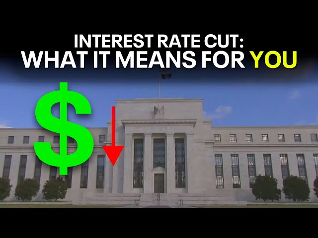 ⁣Federal Reserve cuts interest rates by half-point: What it means for you