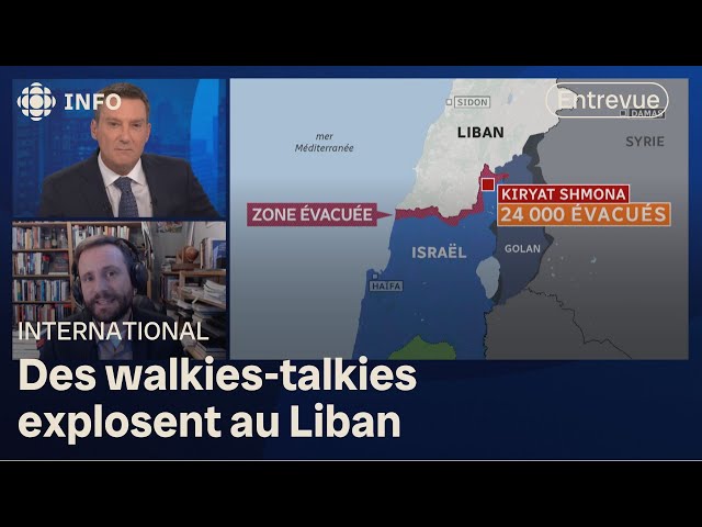 ⁣Attaques contre le Hezbollah : des walkies-talkies explosent au Liban