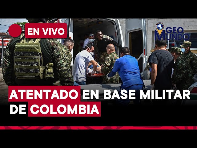 ⁣ Colombia: un atentado a una base militar dejó 3 soldados muertos y 26 heridos  |  Geomundo