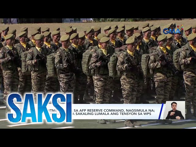 ⁣Recruitment para sa AFP Reserve Command, nagsimula na; isasabak sa giyera sakaling lumala... | Saksi