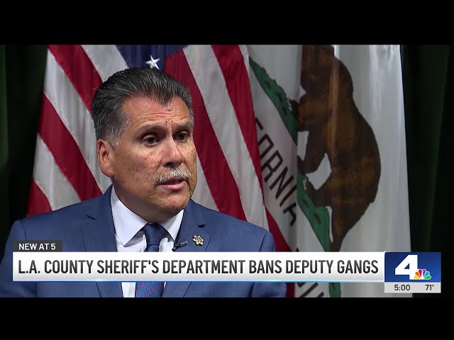 ⁣Los Angeles Sheriff's Dept cracking down on deputy gangs