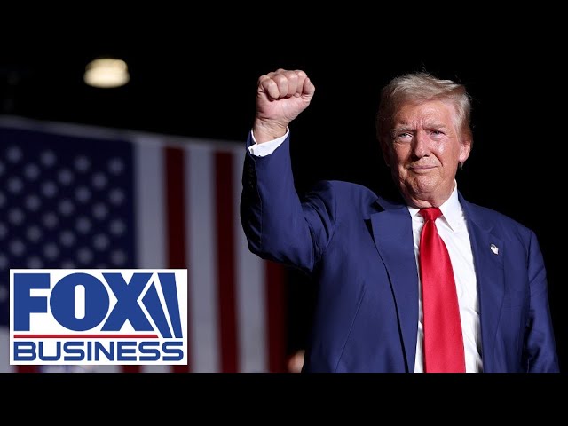 ⁣Donald Trump delivers remarks at a campaign rally in Uniondale, NY