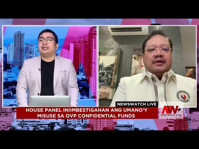 ⁣Pagdinig ng Kamara kay Duterte hindi para sa impeachment, 2028 polls — solon | NewsWatch Interviews