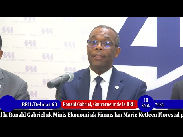 ⁣Bâti Ayiti.- BRH ak Ministè Ekonomi prezante sitiyasyon ekonomik ak finansye peyi a. (2 Part)