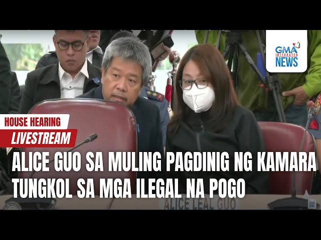 ⁣GMA Integrated News Live: Alice Guo sa muling pagdinig ng Kamara tungkol sa ilegal na POGO