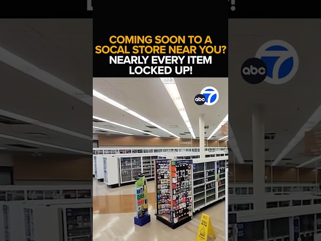 ⁣Rite Aid lockdown: SoCal store puts almost everything behind locked glass