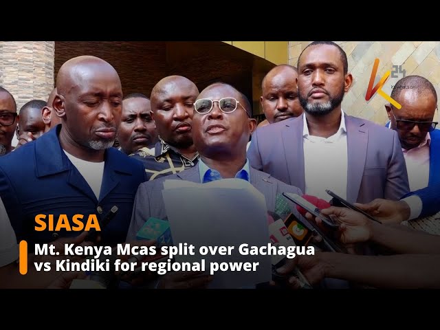 ⁣Mt. Kenya Mcas endorse Kindiki as kingpin citing lack of leadership in the region