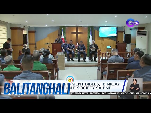 ⁣48,000 new testament bibles, ibinigay ng Philippine Bible Society sa Philippine... | Balitanghali