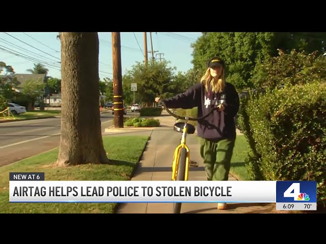 AirTag helps OC resident track stolen bike