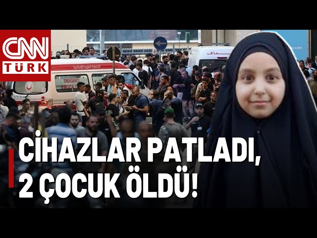 İsrail Yine Çocukları Hedef Aldı! Lübnan'da Gerçekleşen Siber Saldırıda 2 Çocuk Öldü!