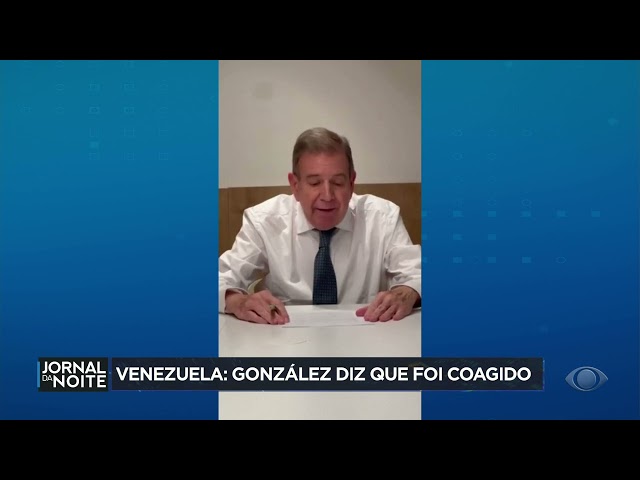 ⁣González diz que foi coagido em carta que reconhece vitória de Maduro