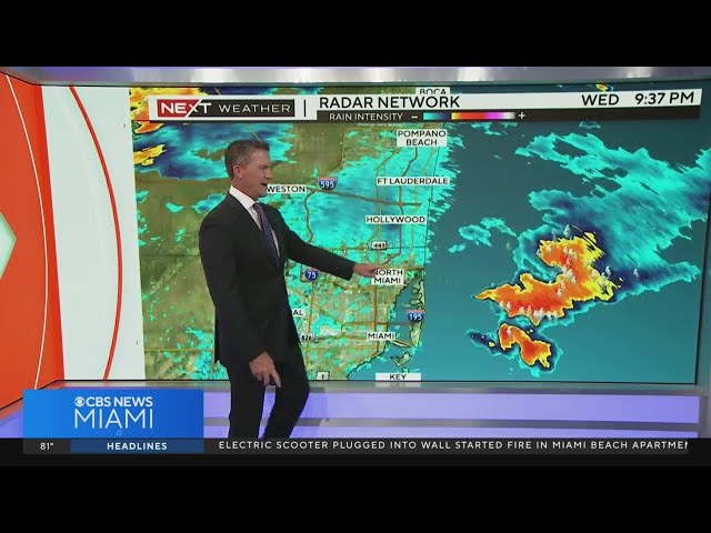 South Florida weather for Wednesday 9/18/24 11PM