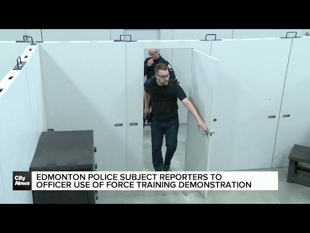 ⁣Edmonton Police subject reporters to Use of Force training