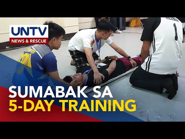 ⁣UNTV rescuers sa Visayas, sumabak sa level up training para maging emergency medical responders