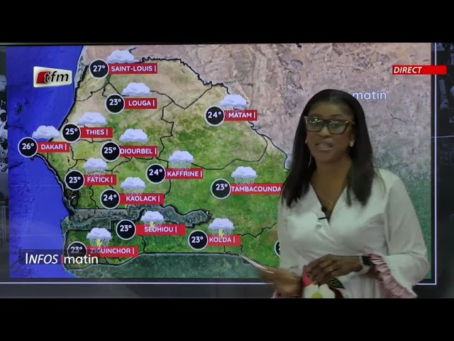 ⁣La météo avec Sokhna natta MBAYE  - Infos matin du 19 Septembre 2024