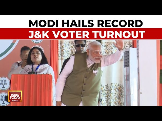 ⁣J&K Voted Without Fear: PM Modi In Srinagar After Record Turnout In 1st Phase | India Today News