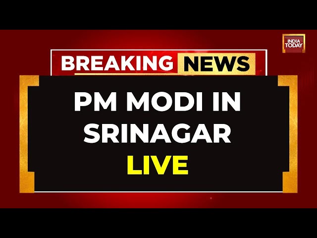 ⁣PM  Modi In Srinagar | LIVE | PM Modi's Rally In J&K | Jammu & Kashmir Assembly Electio