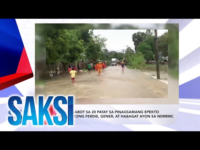 ⁣SAKSI Recap: Aabot sa 20 patay sa pinagsamang epekto ng... (Originally aired on Sept. 18, 2024 )