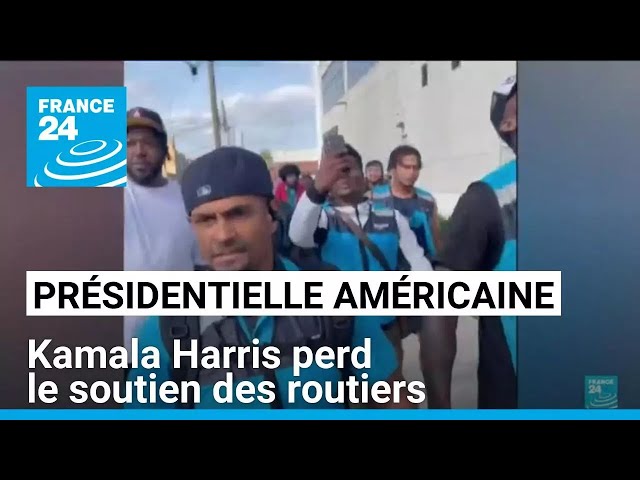 ⁣Kamala Harris perd le soutien des routiers, une première depuis 1996 • FRANCE 24