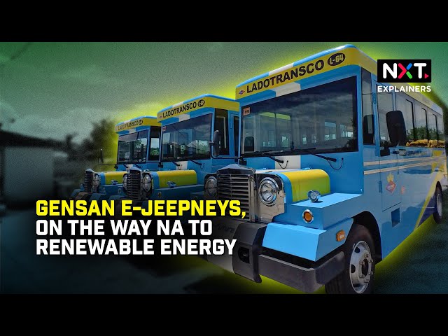 ⁣GenSan e-jeepneys, on the way na to renewable energy | NXT