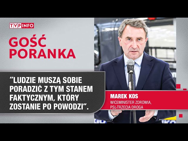 ⁣Kos: "Woda opadnie tak jak i emocje, a wtedy będzie potrzebne wsparcie psychologiczne”| GOŚĆ PO