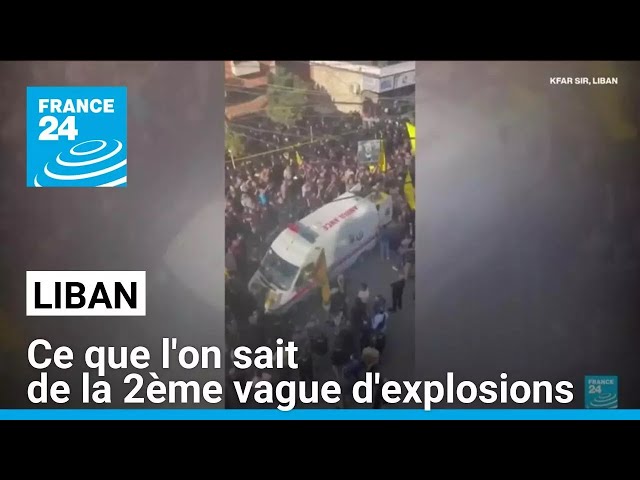 ⁣2ème vague d'explosions au Liban : au moins 20 morts • FRANCE 24