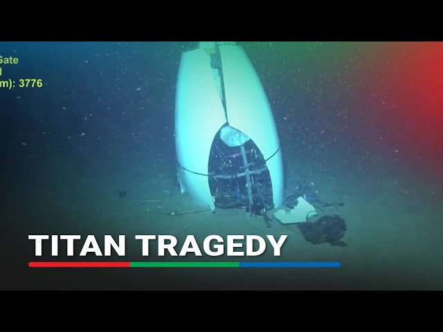 ⁣US Coast Guard releases underwater footage of Titan sub wreckage | ABS-CBN News