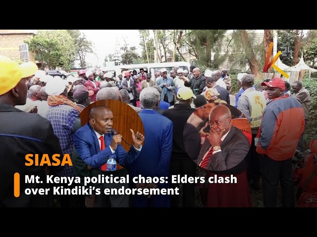 ⁣Mt. Kenya elders clash over Kithure Kindiki’s endorsement amidst rising divisions