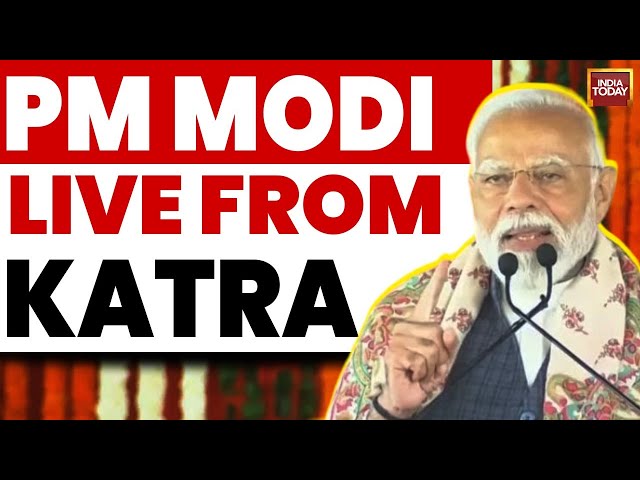 ⁣PM Modi In Katra LIVE: PM Modi Speech | PM Modi In Jammu And Kashmir | J&K Election Live Updates