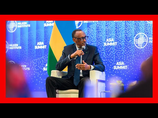 ⁣We have left that (tragic history) behind us to be moving forward successfully - President Kagame