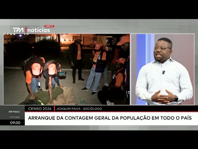 ⁣"Em Foco" Censo 2024 - Arranque da contagem geral da população em todo o país