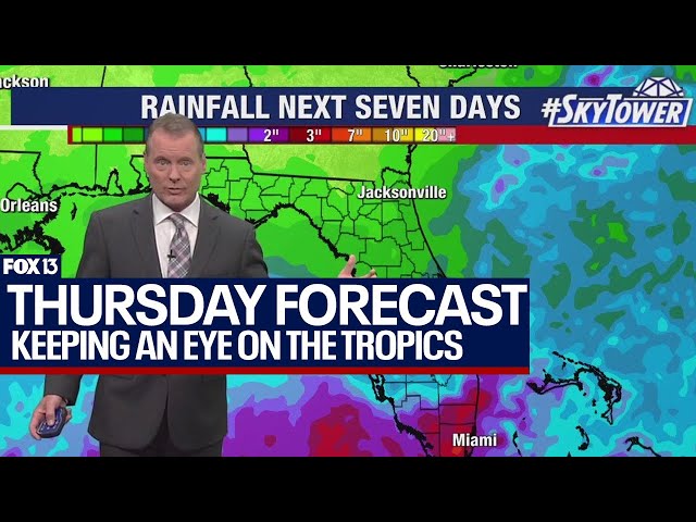 ⁣Tampa weather | keeping an eye on tropics in Gulf