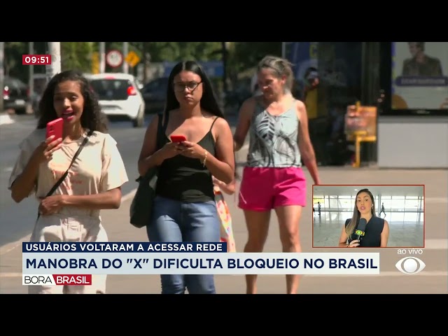 ⁣Manobra do "X" dificulta bloqueio da plataforma no Brasil