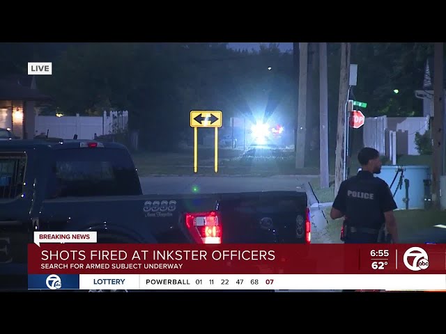 ⁣Shots fired at Inkster officers