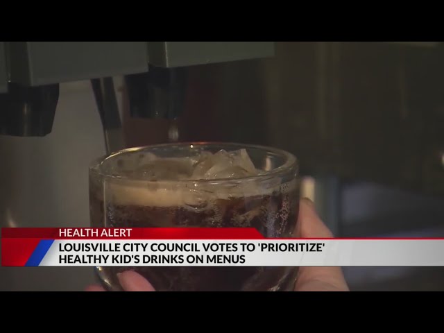 ⁣Louisville to prioritize healthy kid's drinks