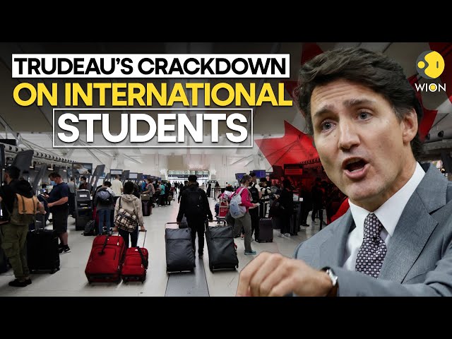 ⁣Canada: PM Justin Trudeau tightens restrictions on international students | WION Originals