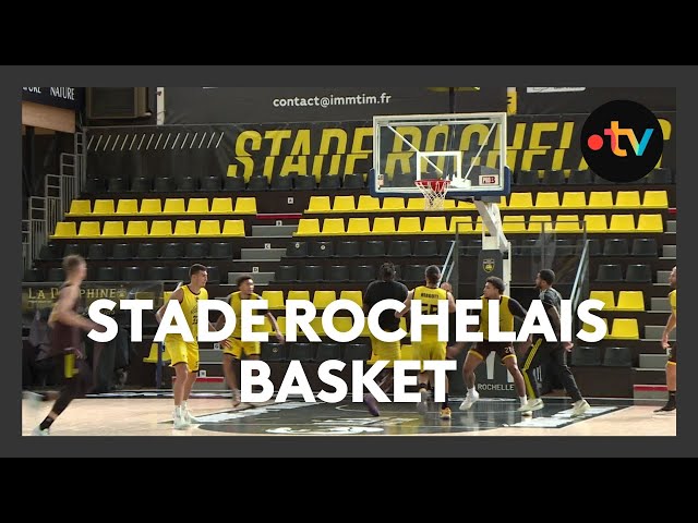 ⁣Basket Pro A : entraînement du Stade Rochelais Basket