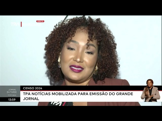 ⁣CENSO 2024 -  TPA Notícia mobilizada para emissao do grande jornal