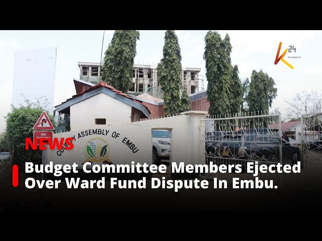 ⁣Drama in Embu Assembly: Budget Committee Members Ejected Over Ward Fund Dispute.