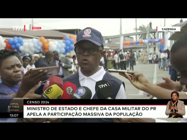 ⁣CENSO 2024 - Luanda é a província com maior número de recenseadores