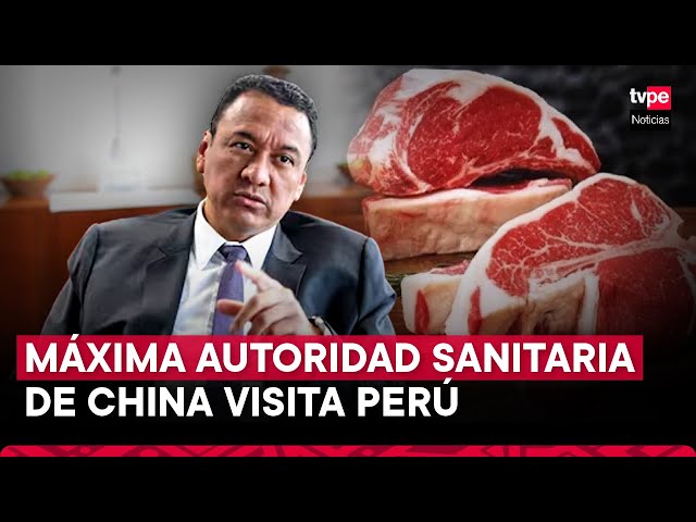 ⁣Perú firmará protocolo para exportar carne vacuna a China, informa ministro Ángel Manero